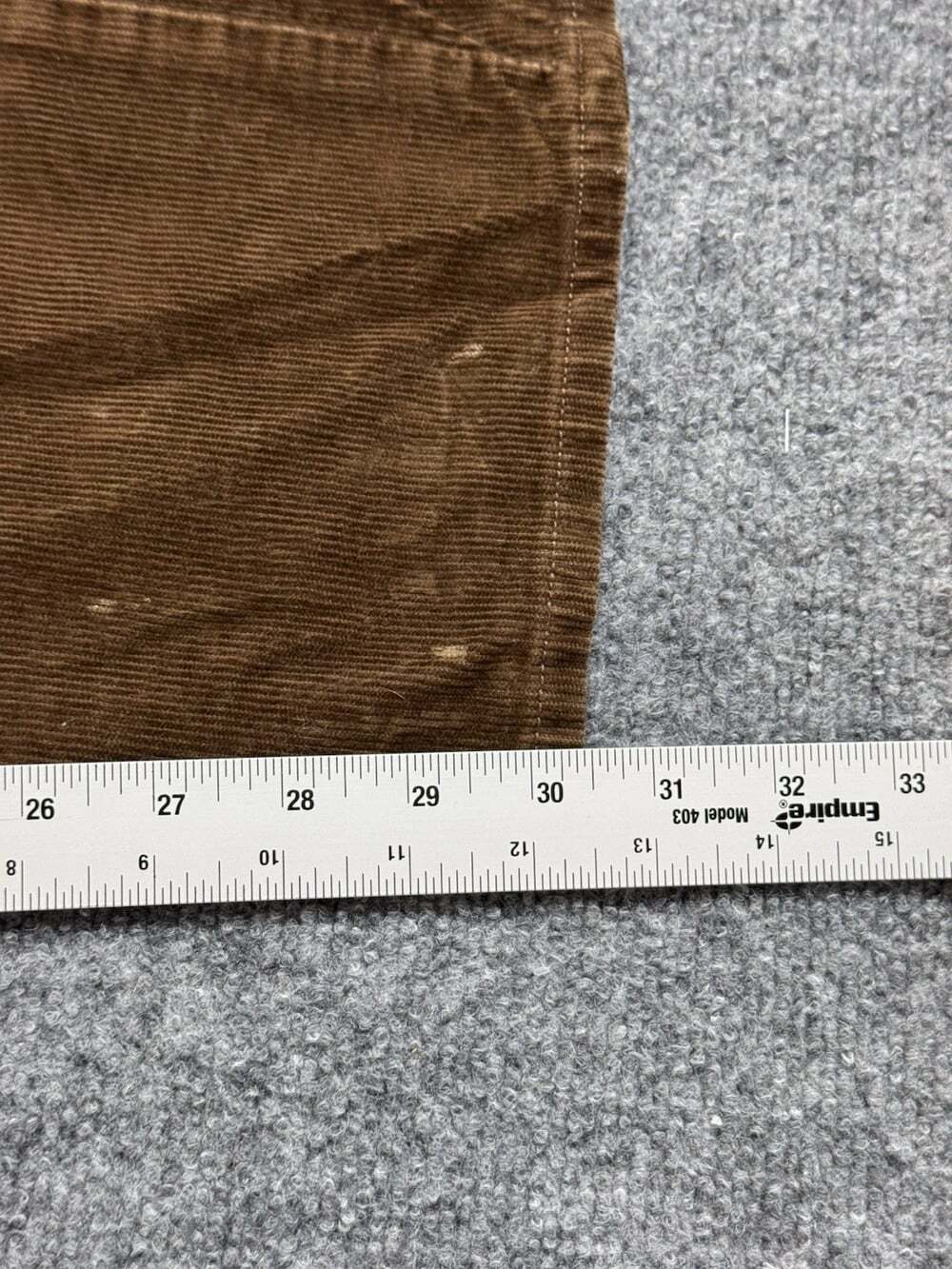 Vintage Polo Ralph Lauren Brown Corduroy Classic Fit Straight Leg Pants Mens 34 - Picture 5 of 12